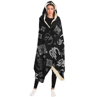 Introvert.Gii Hooded Blanket