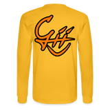 Sketchy Character 01A Long Sleeve T-Shirt - gold