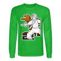 Sketchy Character 01A Long Sleeve T-Shirt - bright green