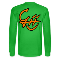 Sketchy Character 01A Long Sleeve T-Shirt - bright green