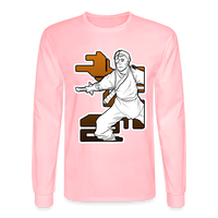 Sketchy Character 01A Long Sleeve T-Shirt - pink