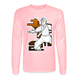 Sketchy Character 01A Long Sleeve T-Shirt - pink