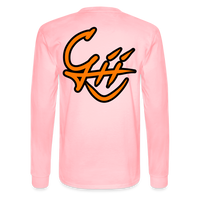 Sketchy Character 01A Long Sleeve T-Shirt - pink