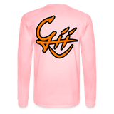 Sketchy Character 01A Long Sleeve T-Shirt - pink