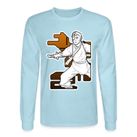 Sketchy Character 01A Long Sleeve T-Shirt - powder blue