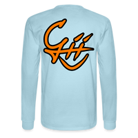 Sketchy Character 01A Long Sleeve T-Shirt - powder blue