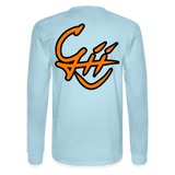 Sketchy Character 01A Long Sleeve T-Shirt - powder blue