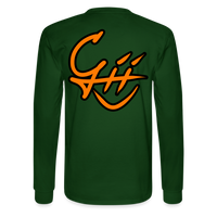 Sketchy Character 01A Long Sleeve T-Shirt - forest green