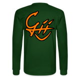 Sketchy Character 01A Long Sleeve T-Shirt - forest green